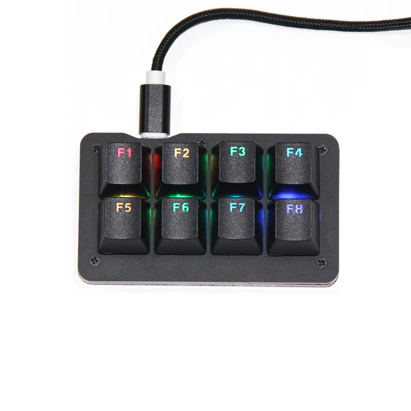 8-key One-Handed Keyboard Custom Macro Programming Small Keyboard Shortcut PS Drawing Keyboard Wired Gaming Mechanical Keyboard