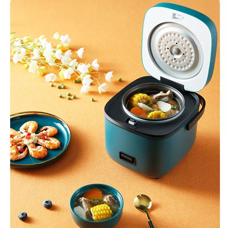 Multi-function Rice Cooker 1.2L Mini Electric Rice Cooker Household Small Cooking Machine Make Porridge Soup Kitchen Appliances enlarge