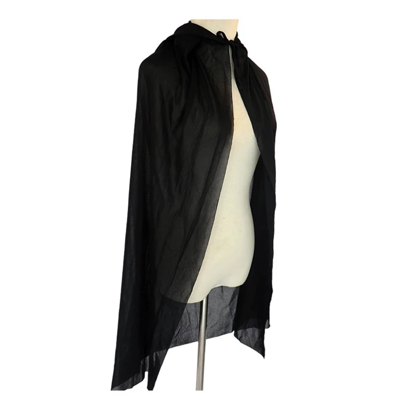 

Аниме ролевые игры Косплей взрослые накидки вампира Хэллоуин костюм Тюлевая накидка плащ черная накидка