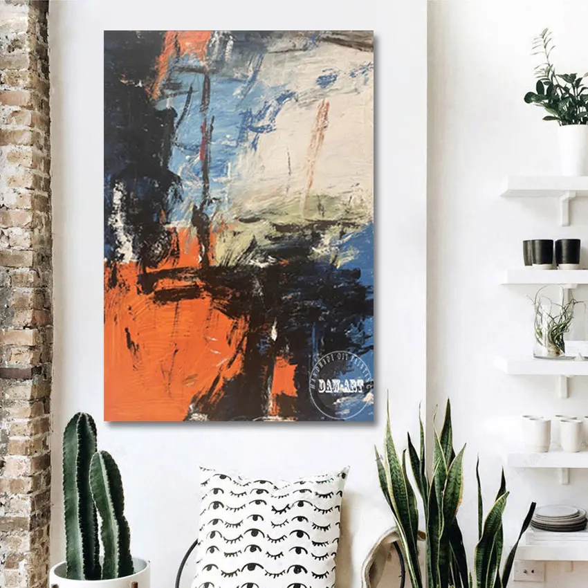 

Картина для украшения на холсте, абстрактная картина маслом на открытом воздухе, в африканском стиле, без рамки, настенная живопись для спал...