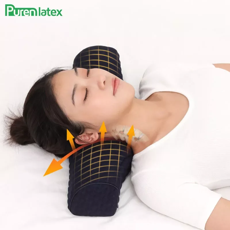 

PurenLatex Magnet Therapy Pillow for Eyelash Extension Memory Foam Multi-Function Orthopedic Pillows Sleeping Bolster Cushion