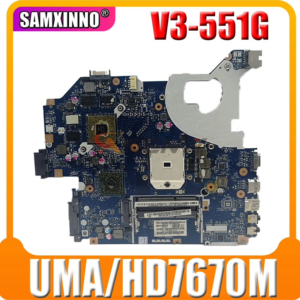 NBC1911001 NB.C1911.001 основная плата для ноутбука acer aspire V3-551 системная Q5WV8 V3-551G DDR3 HD7670M