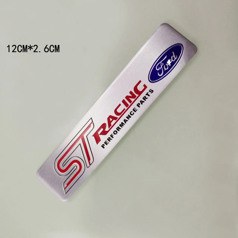 Металлическая 3D эмблема ST RS гонки значок автомобильные наклейки для Ford Kuga Fiesta Focus