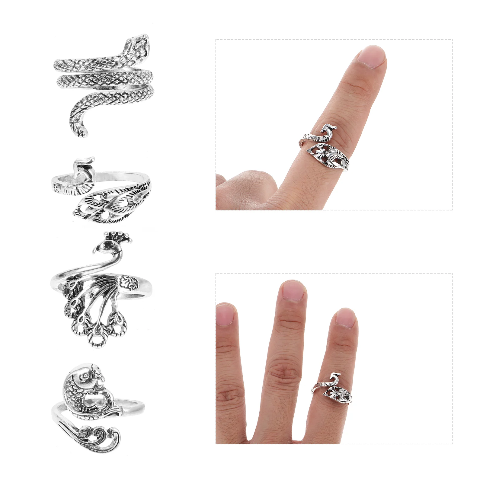 

Ring Knitting Crochet Finger Thimble Yarn Adjustable Rings Braided Open Holder Sewing Wirding Thread Tool Hook Diy Craft