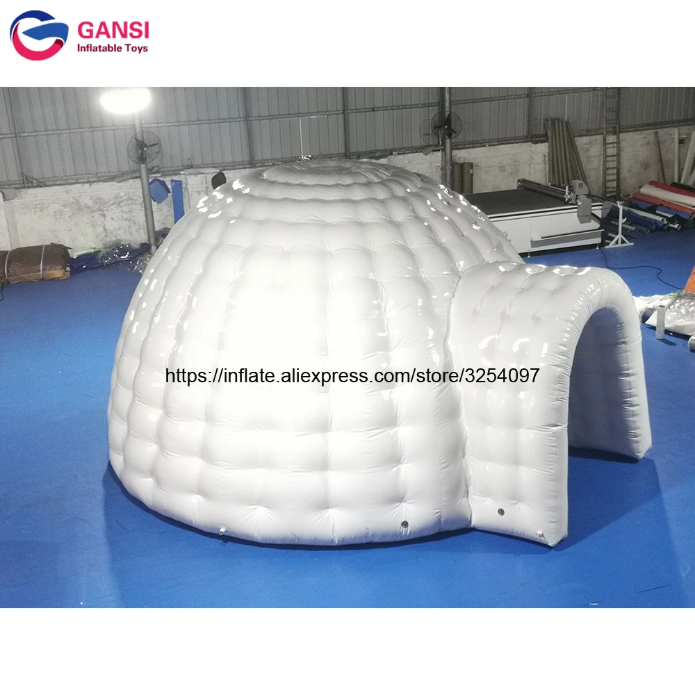 Белая большая купольная палатка на заказ наружная Водонепроницаемая надувная