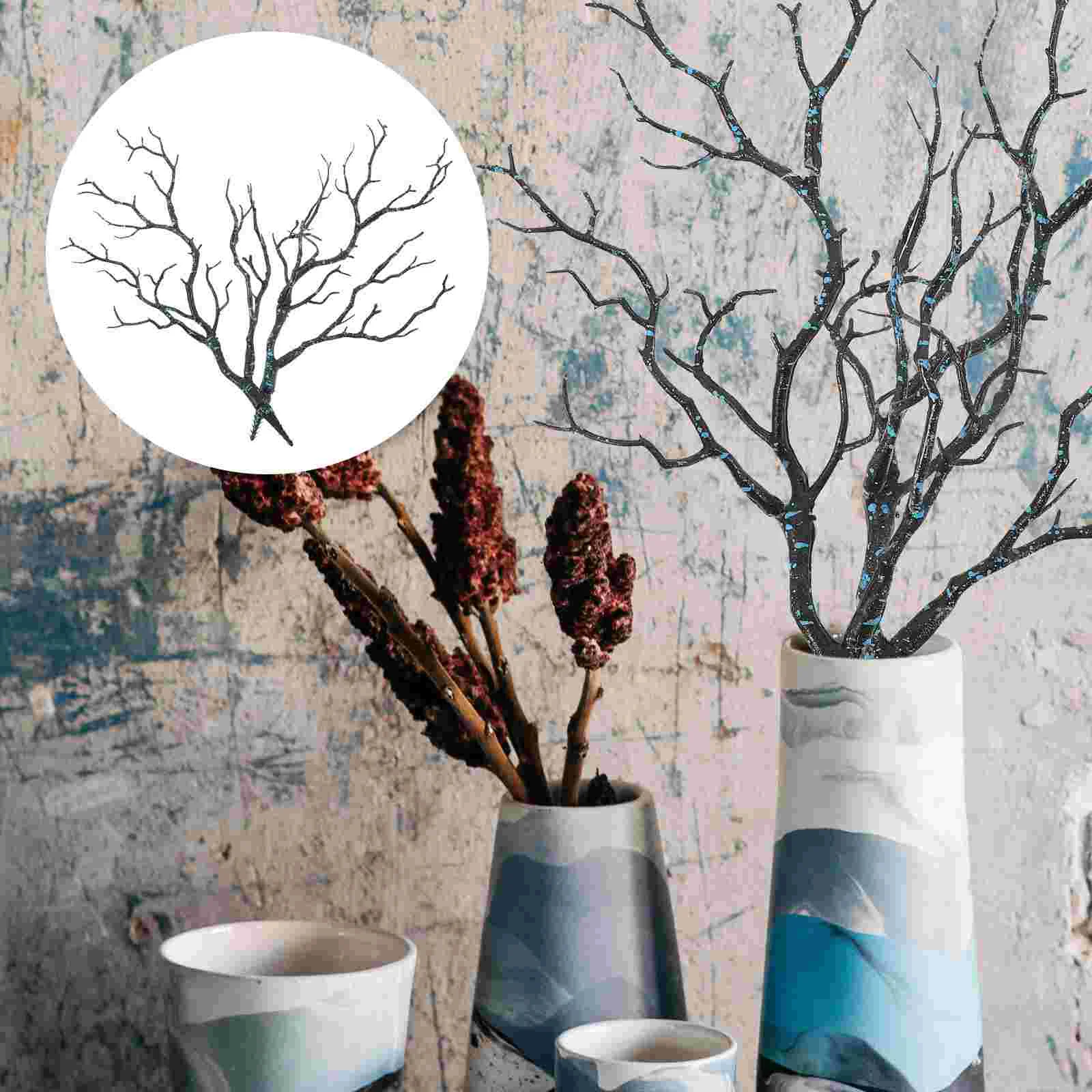 

Artificial Tree Branch Household Layout Branches Plastic Fake Accessory Dinning Table Decor
