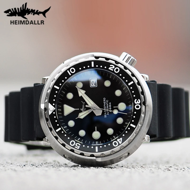 

Heimdallr Tuna Men Diver Watch Sapphire Ceramic Bezel C3 Luminous 20Bar Waterproof Japan NH35 Automatic Mechanical Watches