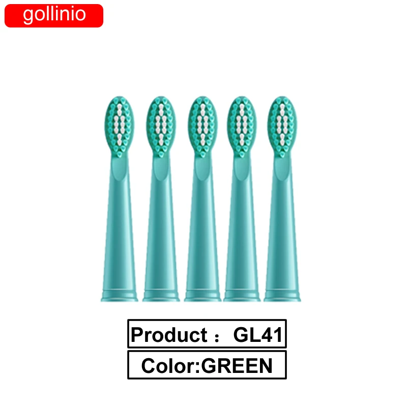 

Головка для электрической зубной щетки от бренда gollinio, мягкая Сменная головка для чувствительной зубной щетки GL41