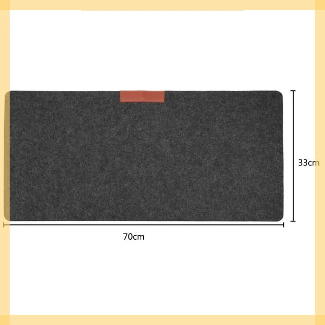 

New in Office Computer Desk Mat Modern Table Keyboard Mouse Pad Wool Felt Laptop Cushion Desk Mat Gamer Mousepad Mat 700*330mm