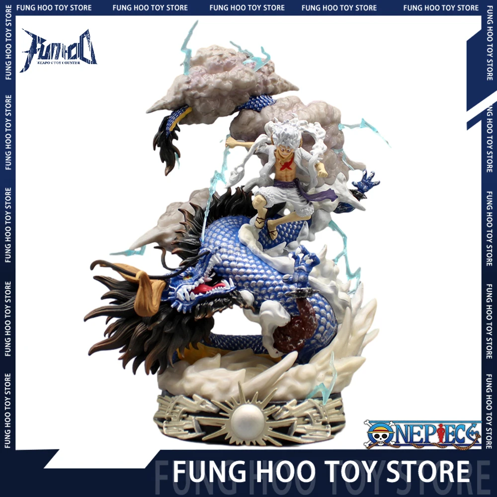 

23 см цельная фигурка Луффи Vs Kaidou Gear 4 Аниме фигурки Луффи модель искусственных фигурок куклы рождественские игрушки