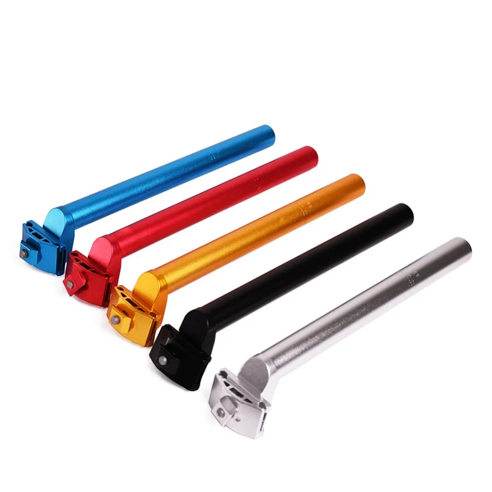 

Portable Bicycle Seat Post Fixed Gear Bike Seatpost 25.4*300mm Aluminum Alloy MTB Seat Tube Horizontal Bicycle Seatpost 5 Color