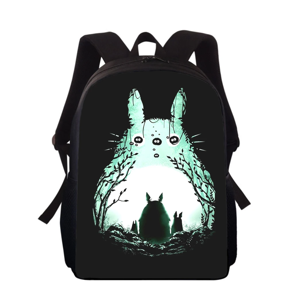 Tonari no Totoro Anime 15” 3D Print Kids Backpack Primary School Bags for Boys Girls Back Pack Students School Book Bags