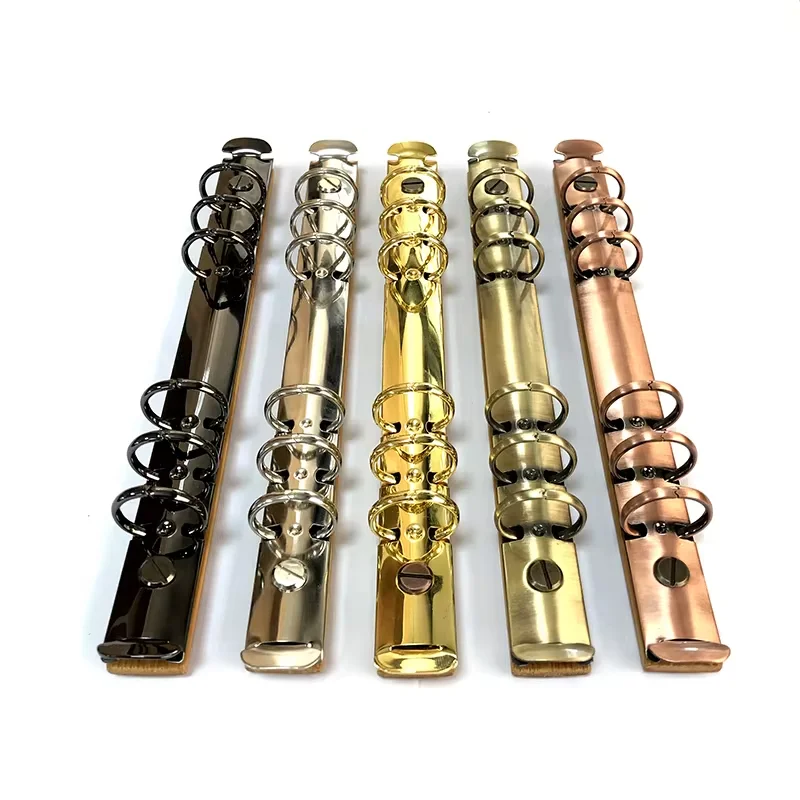 Папка Формата А5 С Металлическими Кольцами Бамбуковая Задняя Крышка 6 Съемные