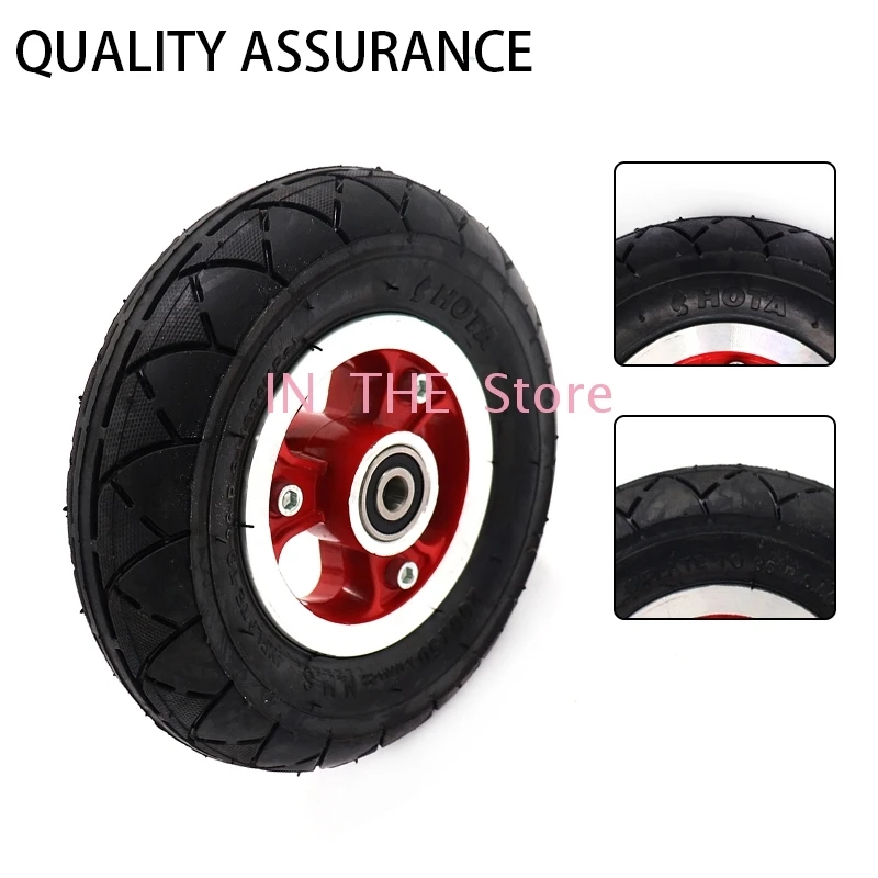 

Electric Scooter Tyre With Wheel Hub 8" Scooter 200x50 Tyre Inflation Electric Vehicle Aluminium Alloy Wheel Pneumatic Tire