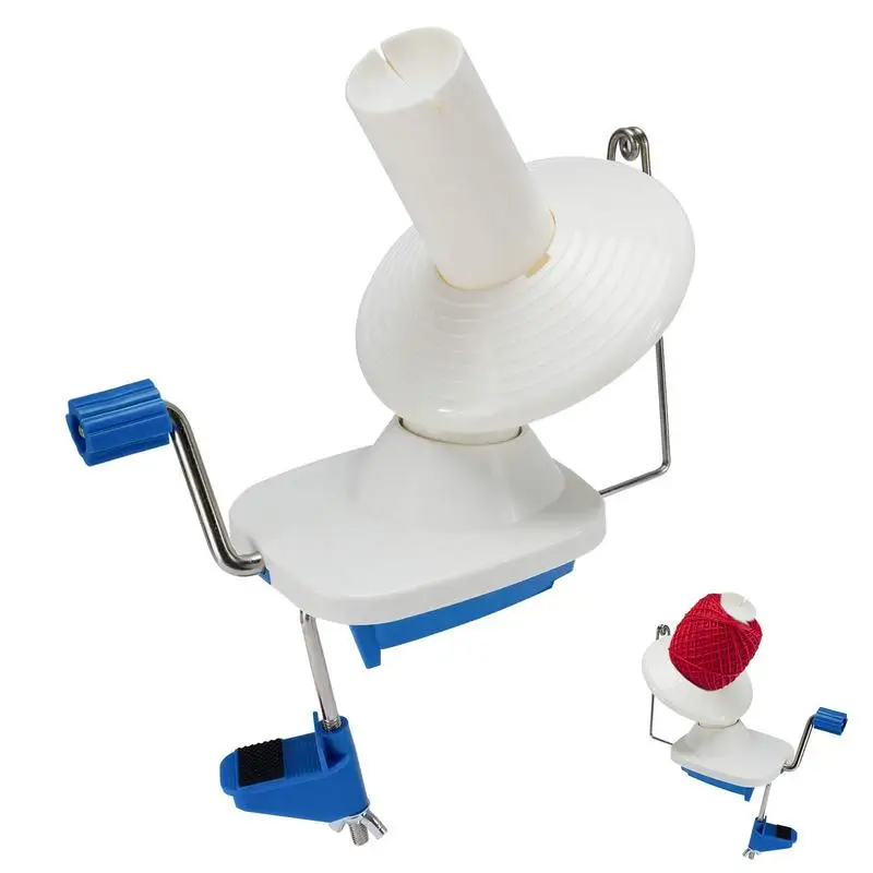 

Yarn Ball Winder | Hand Operated Yarn Swift With Metal Crank And Tabletop Clamp | Portable Foldable Ball Winder Yarn Sewing Tool