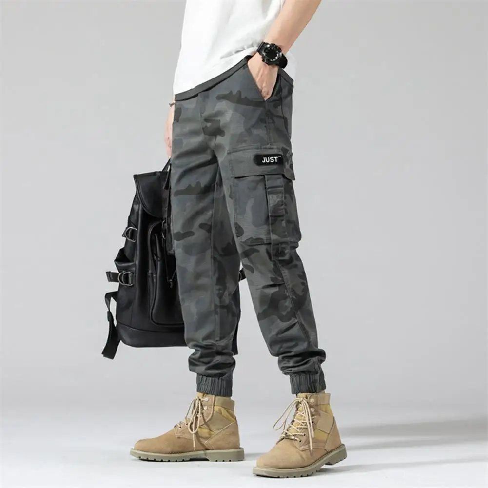 

Men Cargo Pants Ankle-banded Summer Trousers Large Size Men Pants