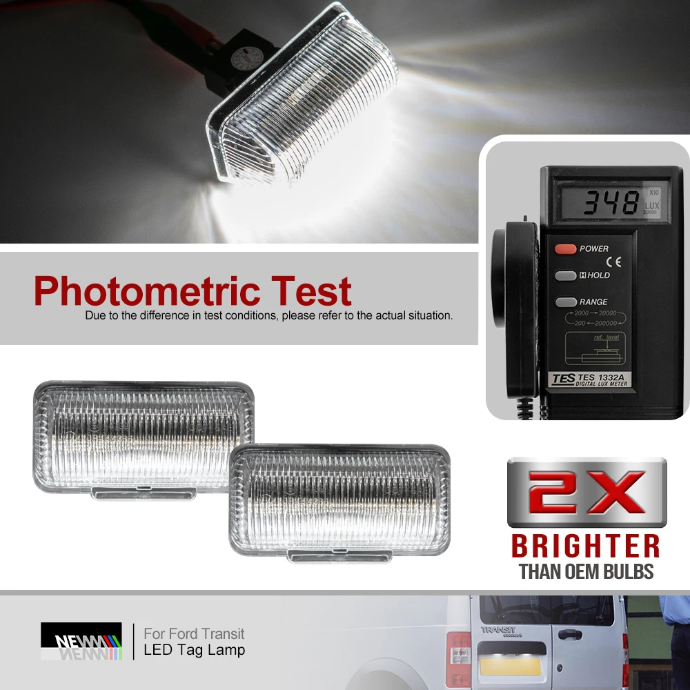 Светодиодные огни для номерного знака Ford Transit MK4 MK5 MK6 MK7 1985-2013 задние габаритные