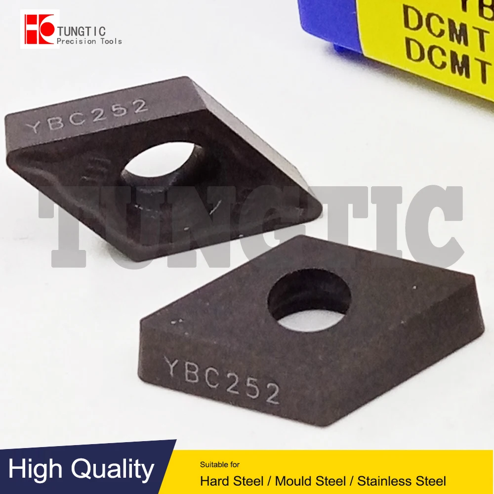 

TUNGTIC DCMT11T308-HF Turning Inserts Carbide Cutter For CNC DCMT 11T308-HF