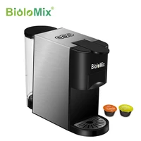 biolomix 3 in 1 espresso coffee machine 19bar 1450w multiple capsule coffee makers fit nespressodolce gusto and coffee powder