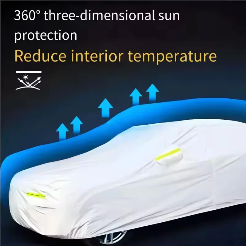 Фото Полностью водонепроницаемый автомобильный чехол для Mazda 3 626 8 Verisa Premacy MPV Demio, автоматический уличный солнцезащитный чехол с защитой от УФ-лучей, дождя и снега №4
