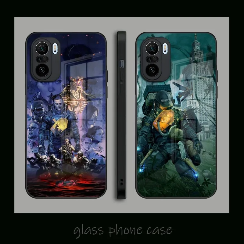 Death Stranding Game Phone Case Glass For Xiaomi PocoF3 12X 12Pro 11 11T 10 Lite Redmi Note 10 9 8 Pro 9T 9A PocoX3Pro