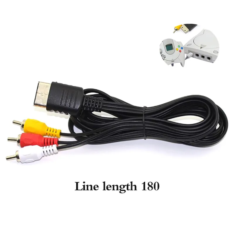 

1PC 1.8M Super Fine Quality 9 Pin Audio Video AV Cable Desined For Sega Genesis 2 Or For Sega Genesis 3
