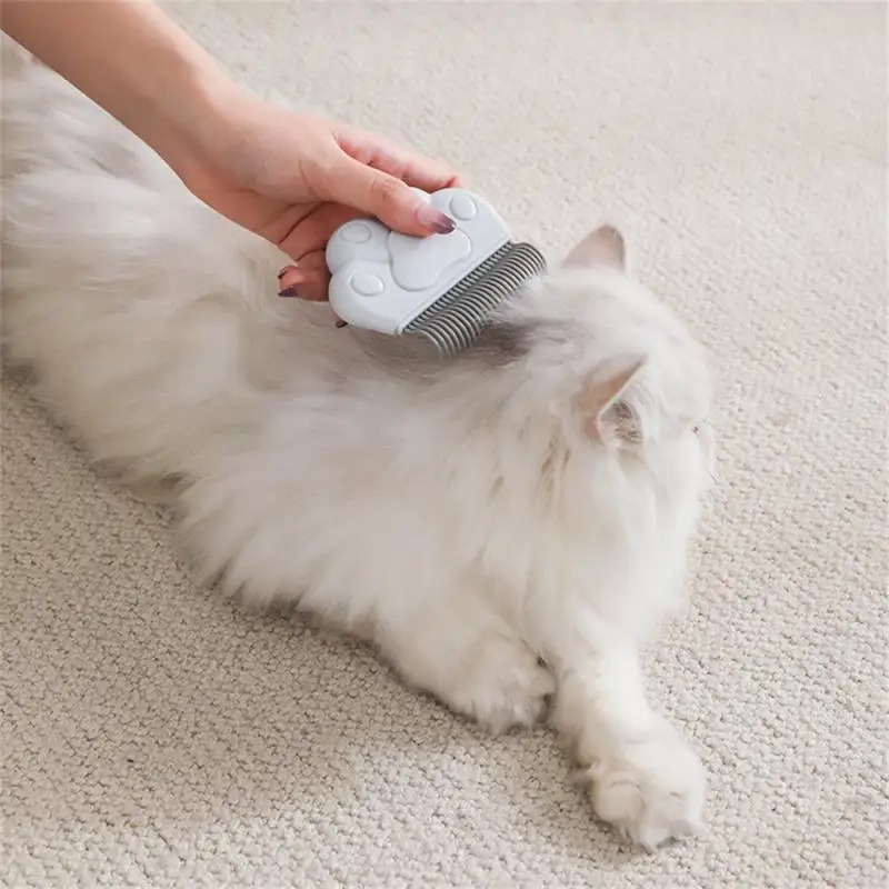 

1pc Pet Grooming Combs Dog Hair Remover Brush Tools Dog Cat Massage Comb Brush Cute Handle Remove Loose Hairs Pet Cat Supplies