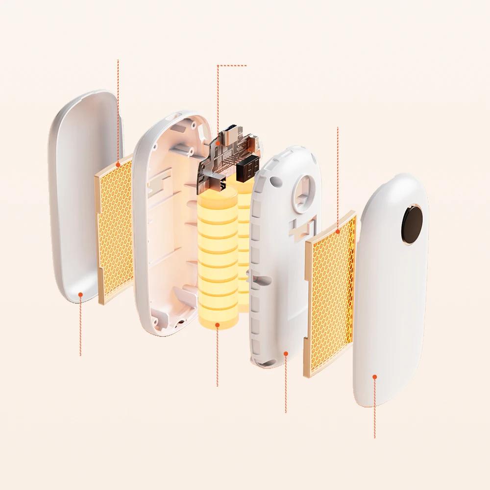 Перезаряжаемые Грелки Для Рук AI Грелка 2-в-1 Портативная Внешняя Батарея 4000 мАч