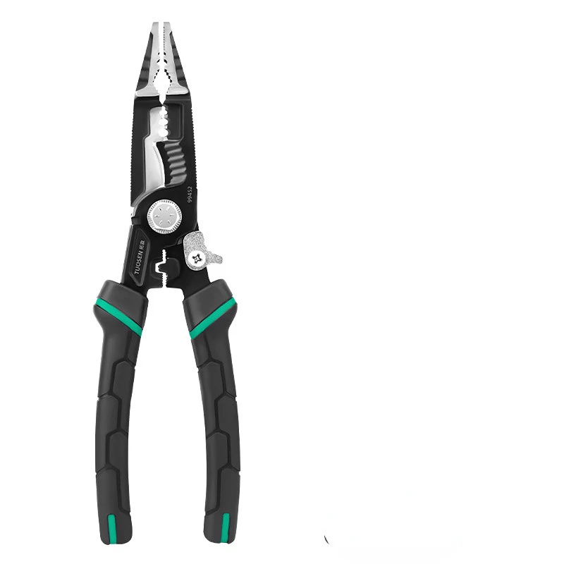 

Multifunctional 9 In 1 Pliers Wire Stripper Tools Multi tool Stripping Crimper Tool Pliers Plier Cable Crimping Cutter Hand Tool
