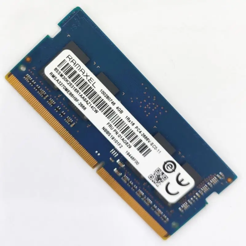 Ramaxel RAMS DDR4 4 Гб 2666 МГц память для ноутбука ddr4 4 Гб 1Rx16 PC4-2666V-SC0-11 DDR4 RAMS 4 Гб 2666 память для ноутбука