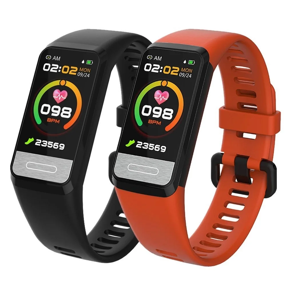 

Smart Band 1.14" Color Screen Heart Rate Blood Pressure Monitoring Wristbands Fitness Tracker Waterproof Bracelet Flash sale