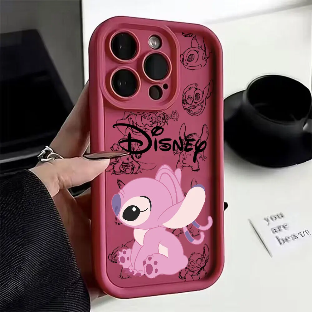 Популярный мультяшный Стич задняя крышка для OPPO A7 A15 A16 A17 A38 A53 A54 A55 A58 A60 A72 A76 A78 A94 A98