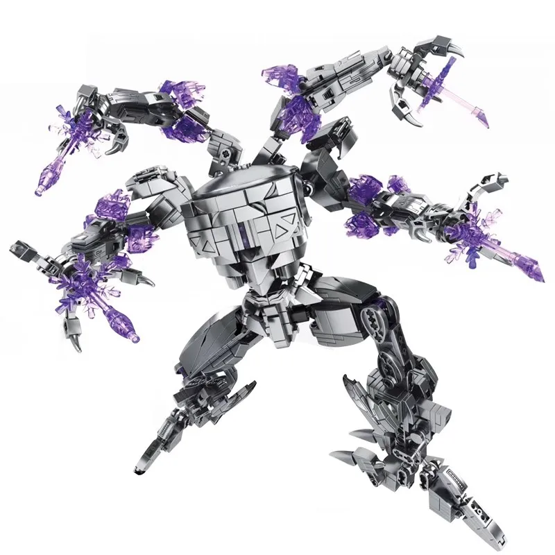 Конструктор Mailackers Predator 4 Arm робот кубики обучающие игрушки для творчества