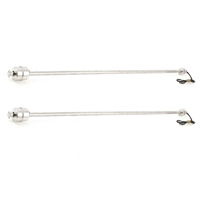 

2X 50Cm Stainless Steel Water Level Liquid Sensor Vertical Float Switch