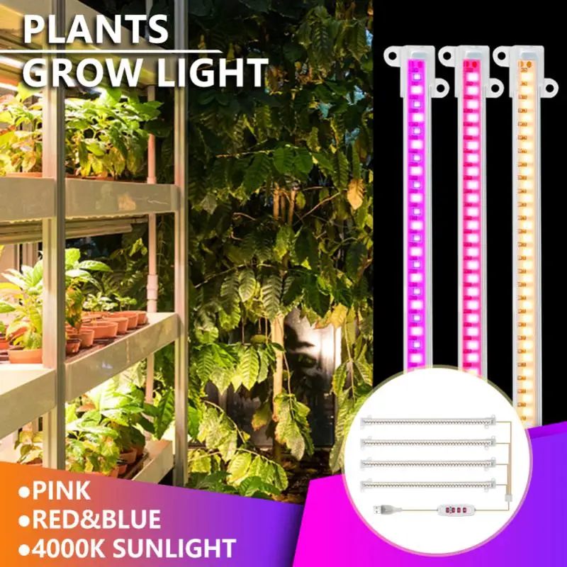 

LED Plant Growth Light Integrated Plant Light Tube Greenhouse Group To Cultivate Succulent Seedlings Plant Growth Light
