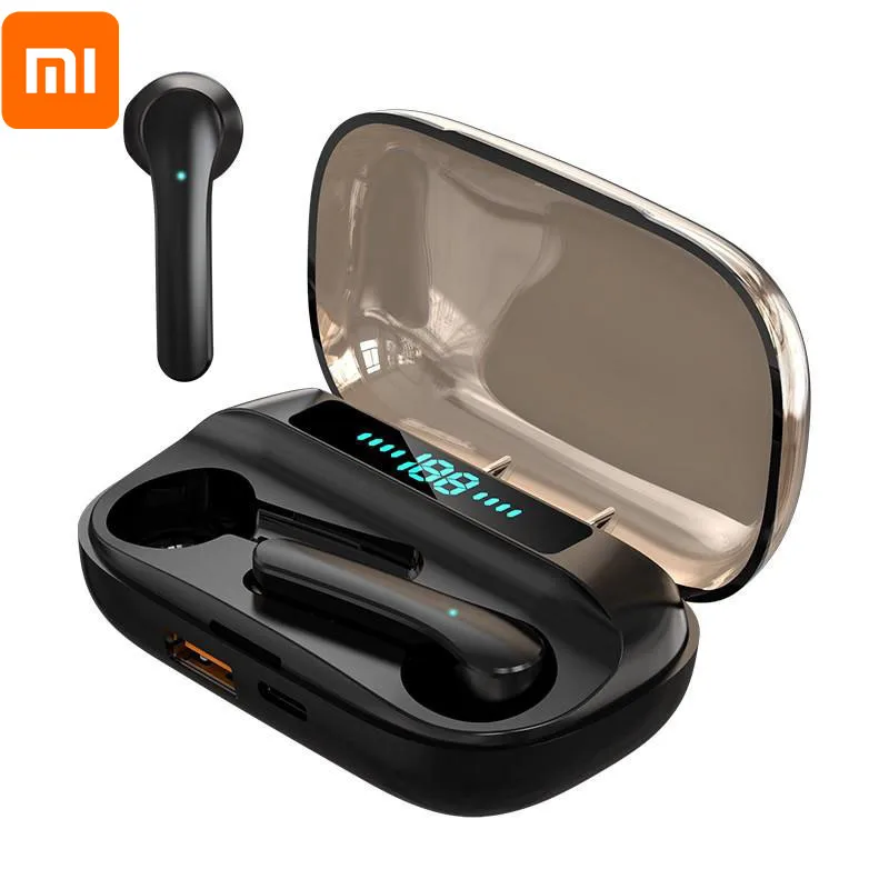 

Xiaomi JS3 Wireless Earphone Headphones TWS Bluetooth 5.0 Digital Display Touch Semi-in-ear Headset Mobile Phone Earbuds
