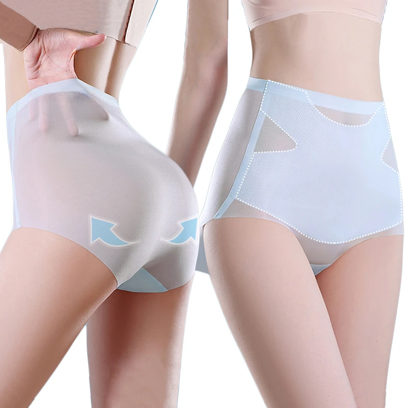 Женские бесшовные трусы с высокой талией