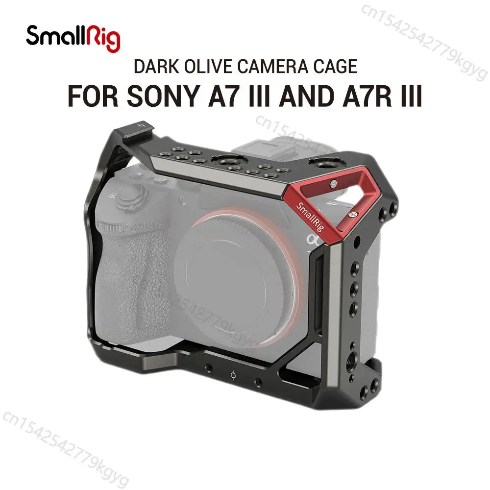 

Клетка SmallRig для камеры Sony a7 iii A7 III A7R III, темно-оливковый, с креплением ARRI для холодного башмака, винт 1/4, Набор для творчества CCS2645