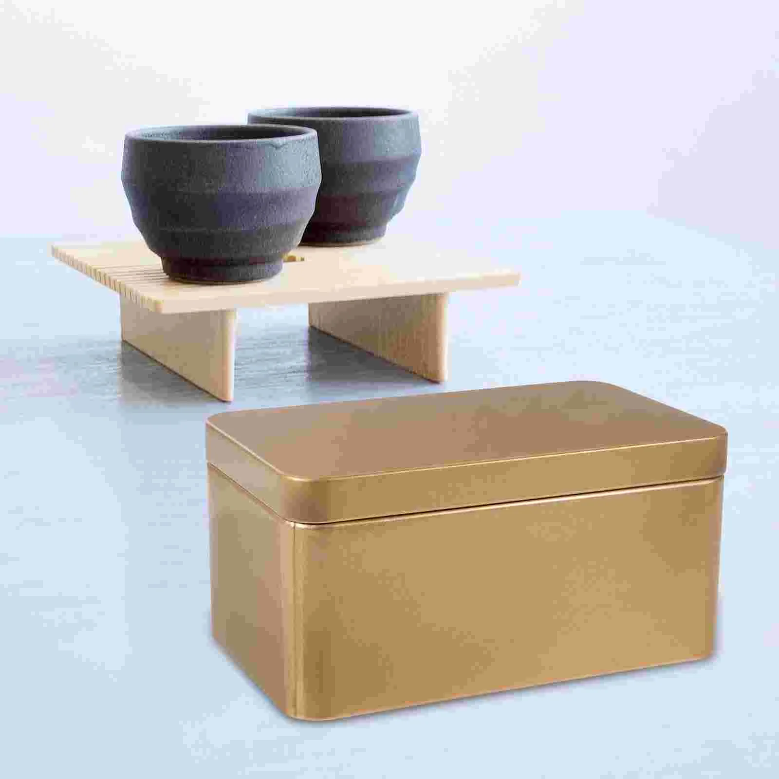 Канистры для хранения чая железная коробка контейнеры конфет органайзер листьев