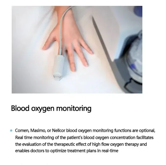 Дыхательный увлажнитель с высоким расходом и подогревом hfnc machine flow homeuse clinic comen