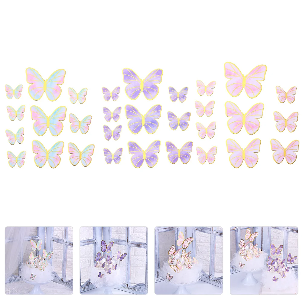 

Cake Decorations Party Birthday Pick Decor Paper Wedding Edible Decoration Supplycupcake Supplies Picks Shape Topper Mixed