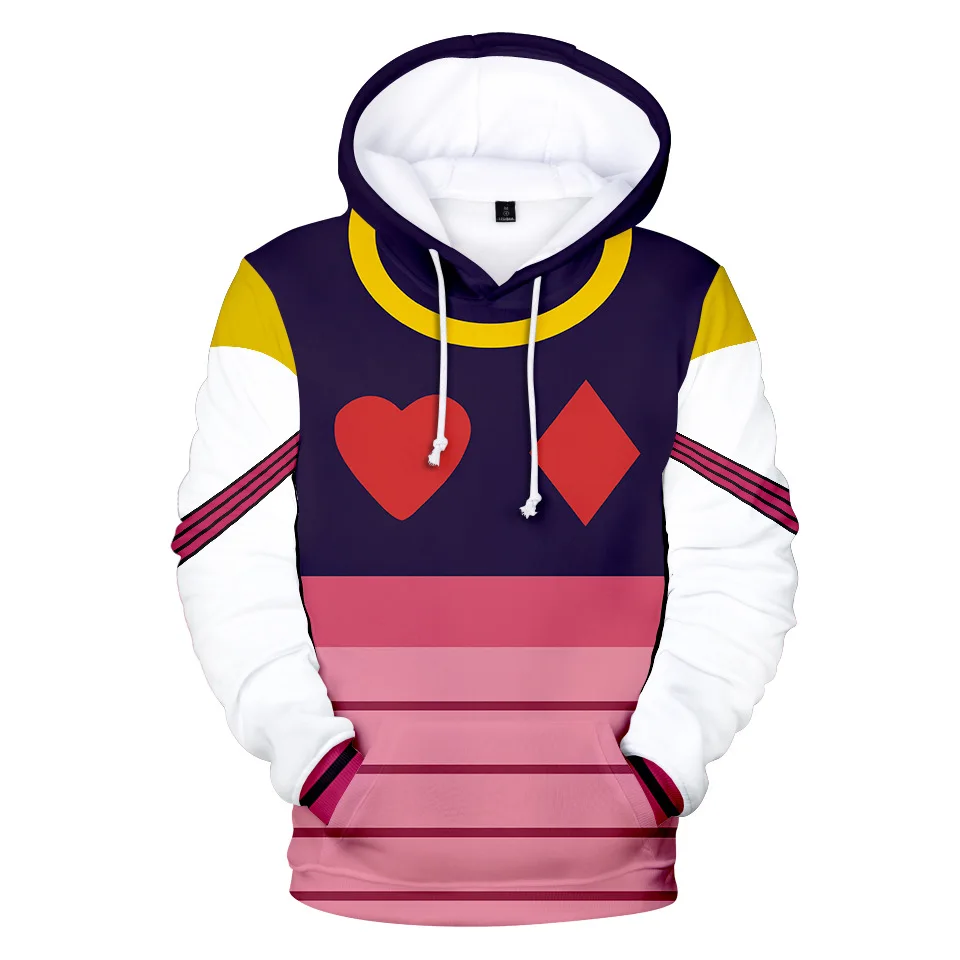 

Мужские толстовки Hunter X Толстовка охотника Killua, толстовка с аниме принтом для мужчин и женщин, уличная одежда в стиле Харадзюку, 3D толстовки