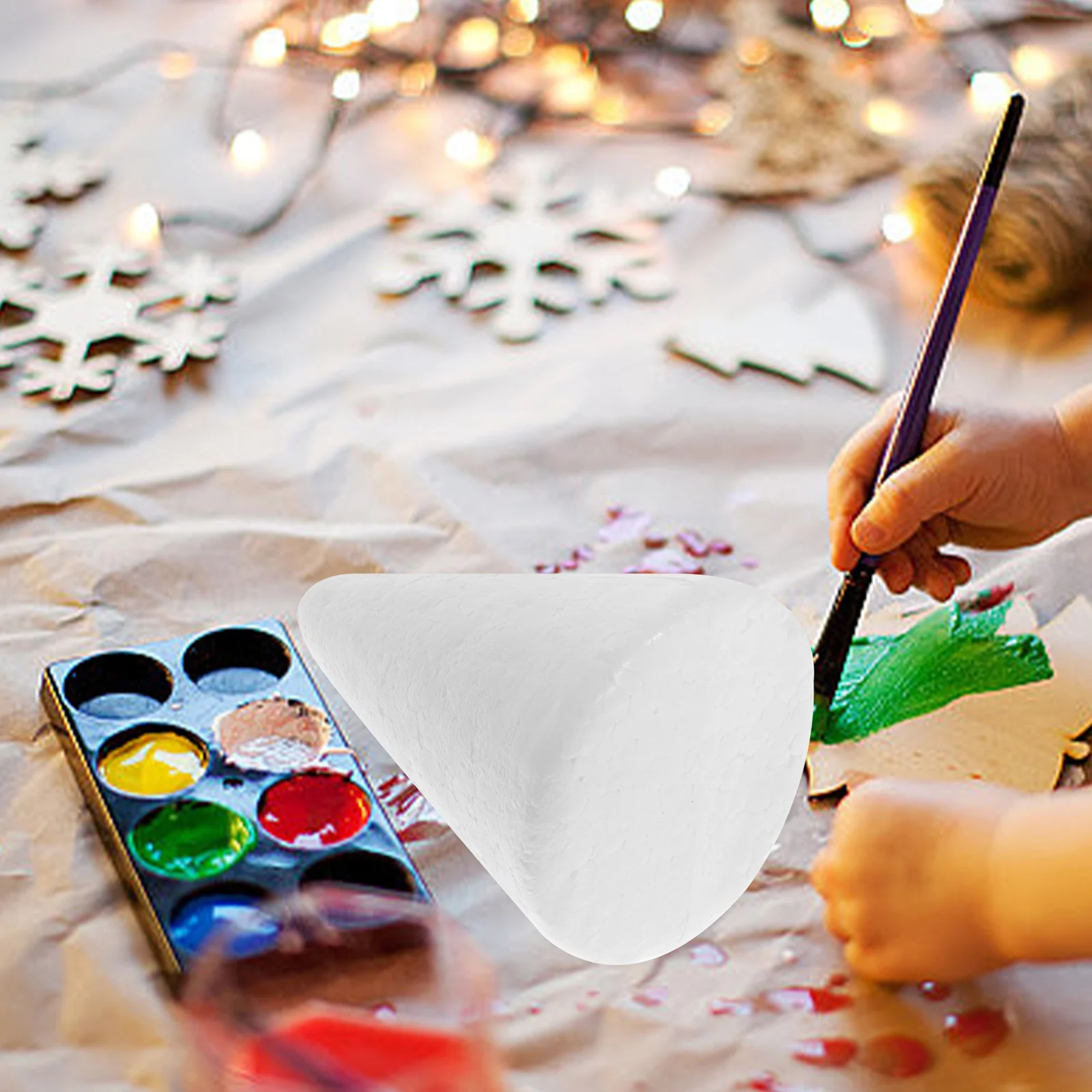 10 шт. украшения для мороженого конус Рождественская елка ремесло украшение