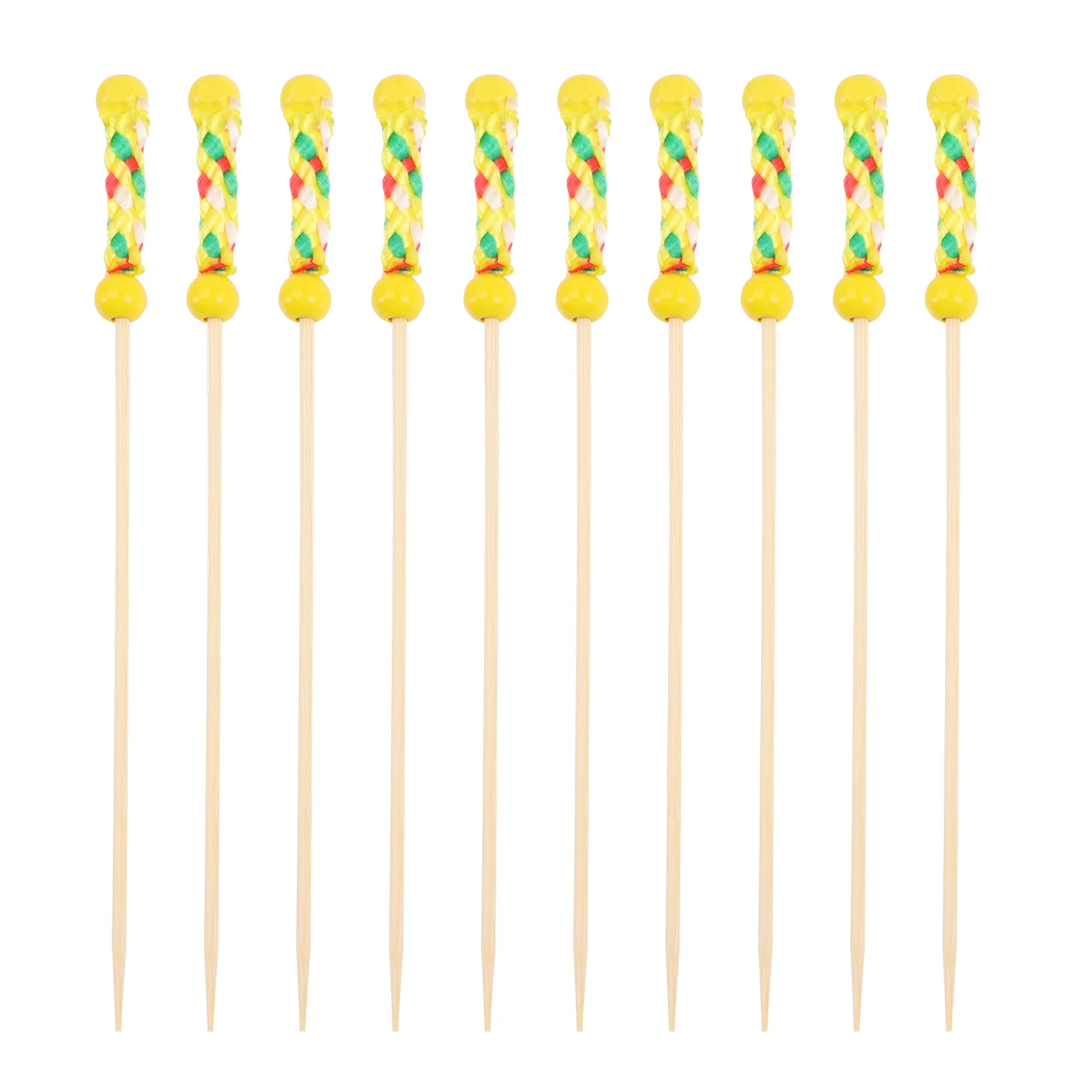 

200pcs Drinks Skewers Stirrers Creative Fruit Picks Picks Bread Picks Portable Picks Convenient Picks