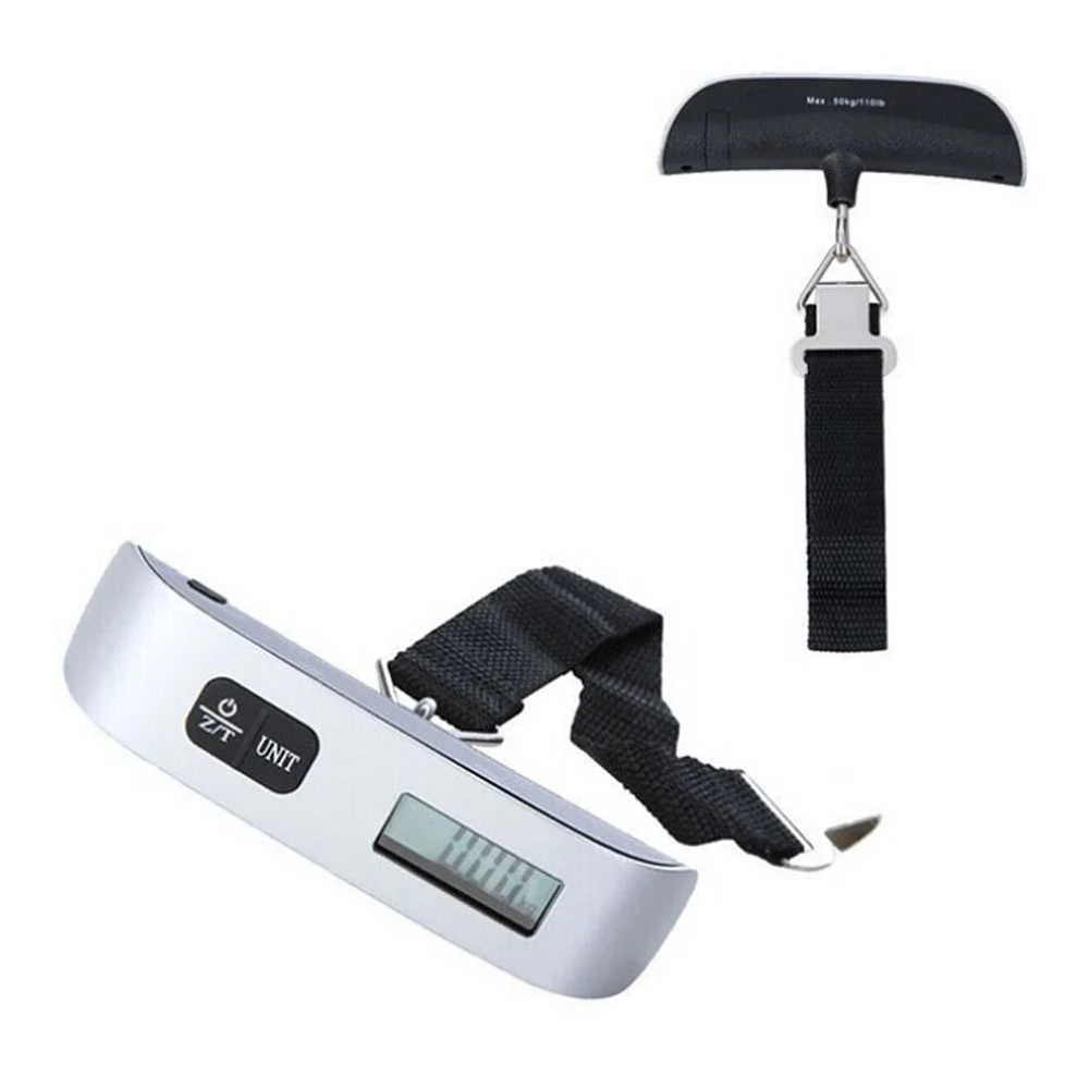Portable Scale Digital Lcd Display 50kg Electronic Luggage Hanging Suitcase Travel Weighs Baggage Bag Weight Balance Tool images - 3