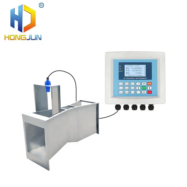 

HOP830 Factory Rectangular weir Open Channel Ultrasonic Water Flow Meter