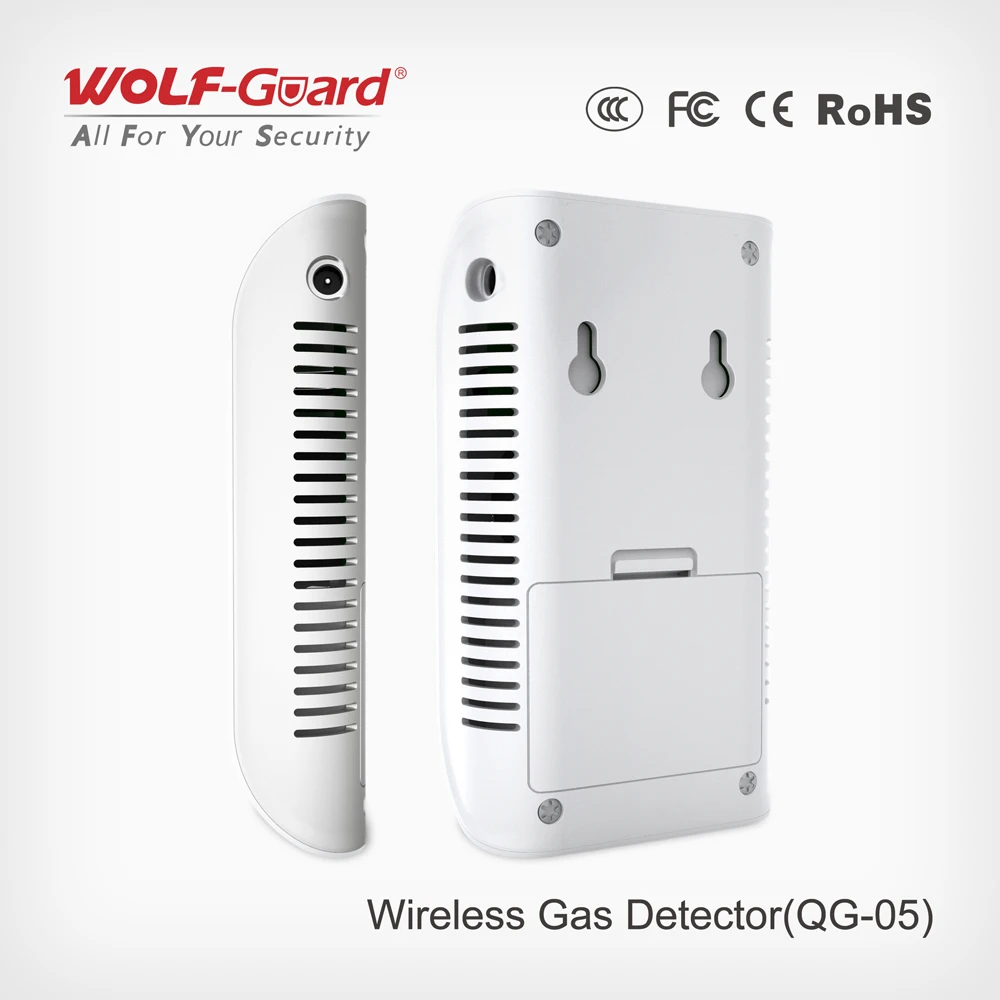WIFI smart home Gas Co Detector smoke alarm system home security system PIR detector sensor enlarge