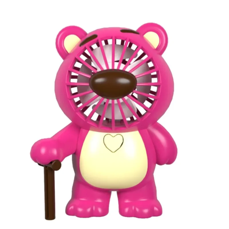 Портативный универсальный мини-вентилятор Disney Lotso мультяшный летний