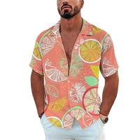 summer hawaiian mens shirt 3d floral print beach shirts for men coconut tree short sleeve oversized tops tee shirt men blouse