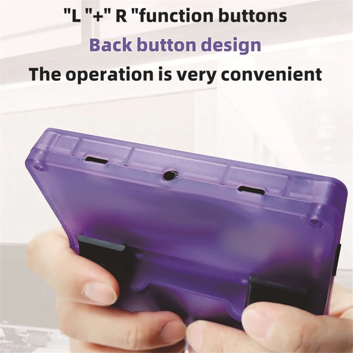 Фото Новая портативная игровая консоль R39S в стиле ретро, система Linux, 4-дюймовый IPS-экран, портативный карманный PSP, плеер для видеоигр, 64 ГБ, синий №2